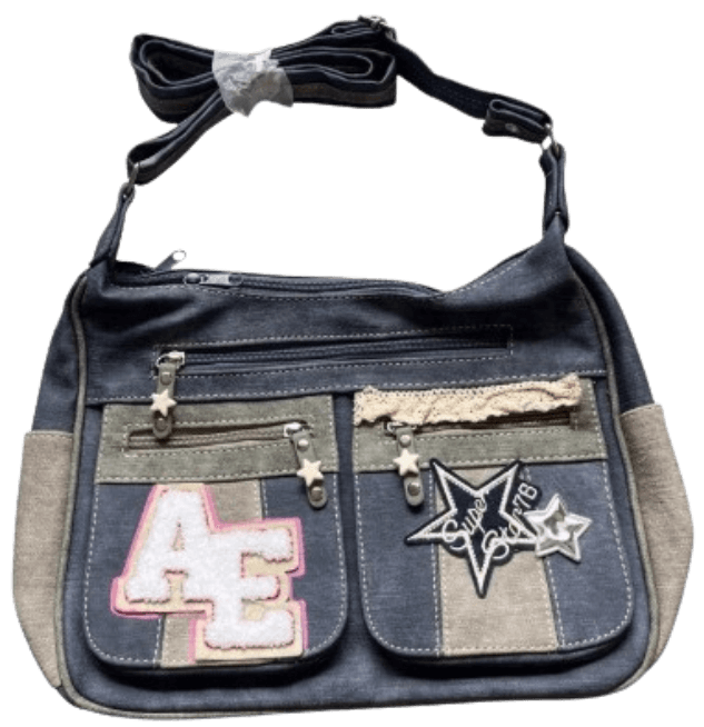 DENIM SLING BAG